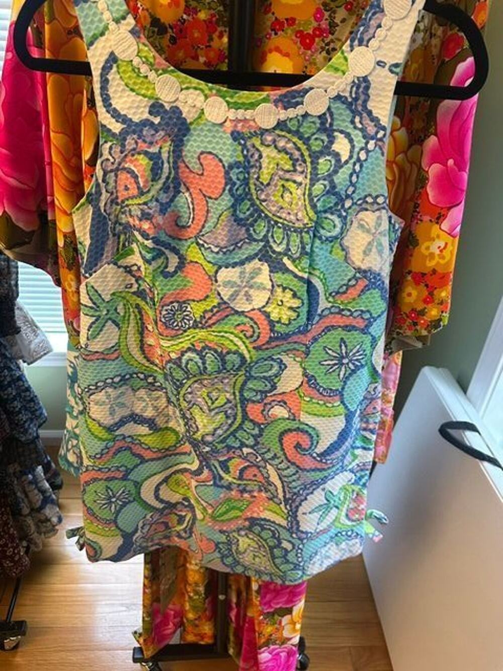 Lilly Pulitzer Delia Shift Dress in Conch Republic Print Sz 6